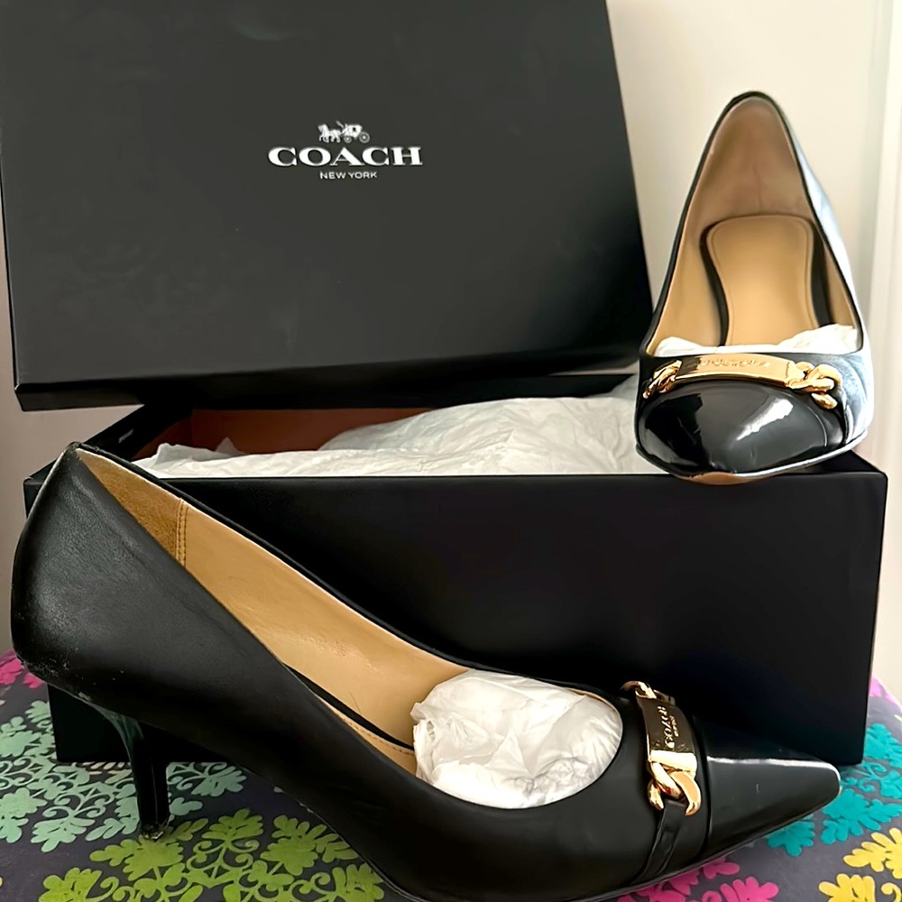 Coach Patent Leather Heels